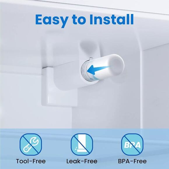 2-PACK Haprait HP005 Refrigerator Water Filter Replacement for ULTRA - Picture 8 of 9